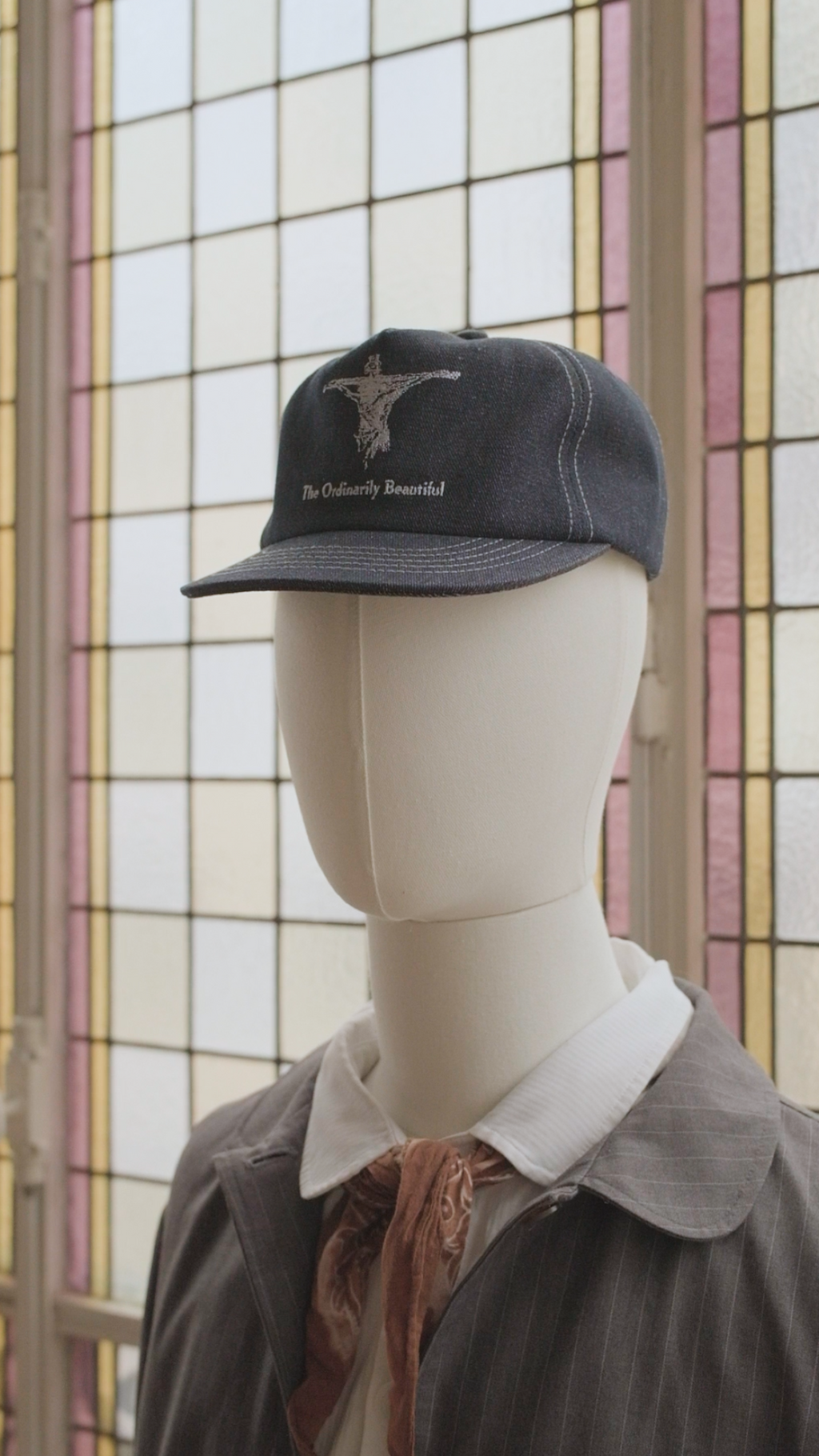 The Raw Denim Crucifix Cap