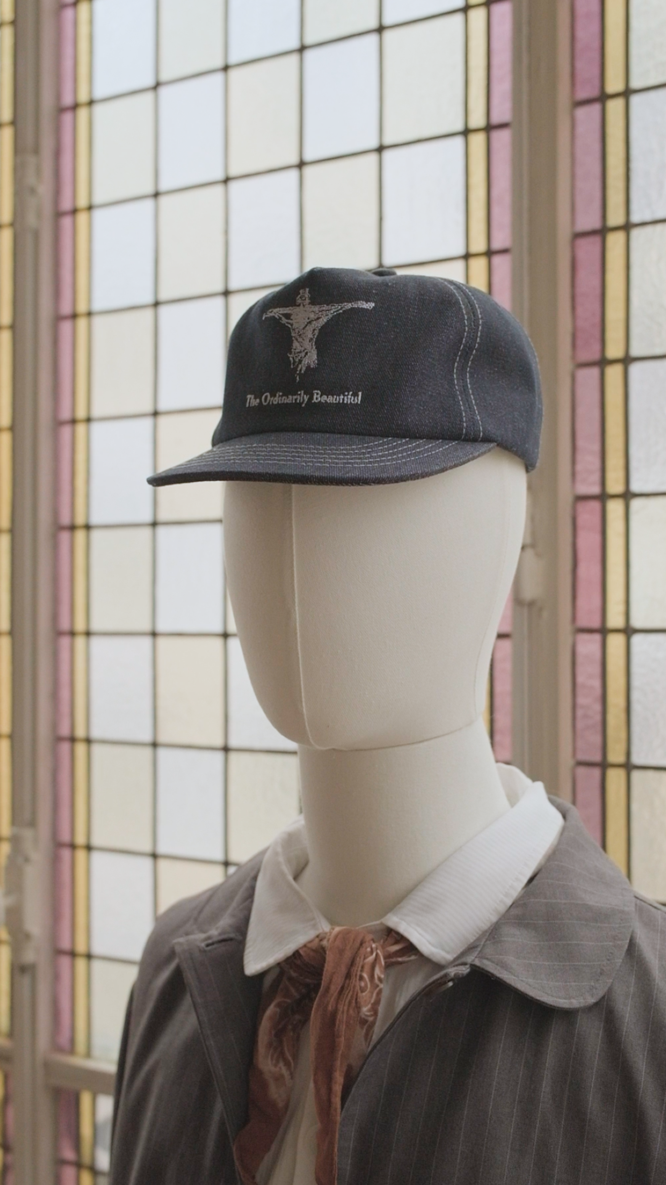 The Raw Denim Crucifix Cap