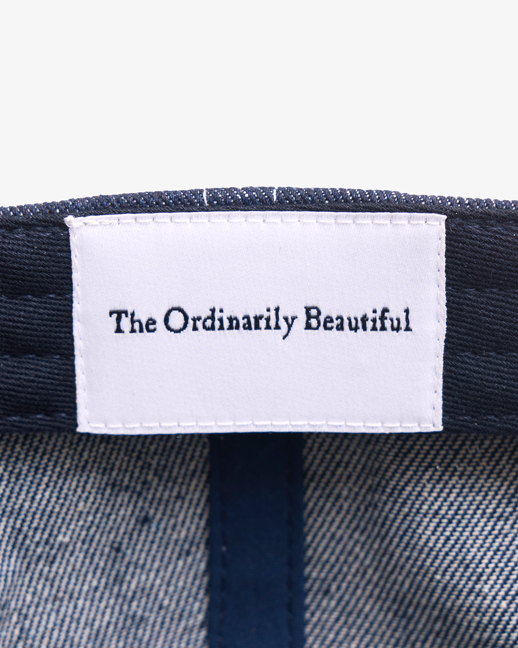 The Raw Denim Crucifix Cap