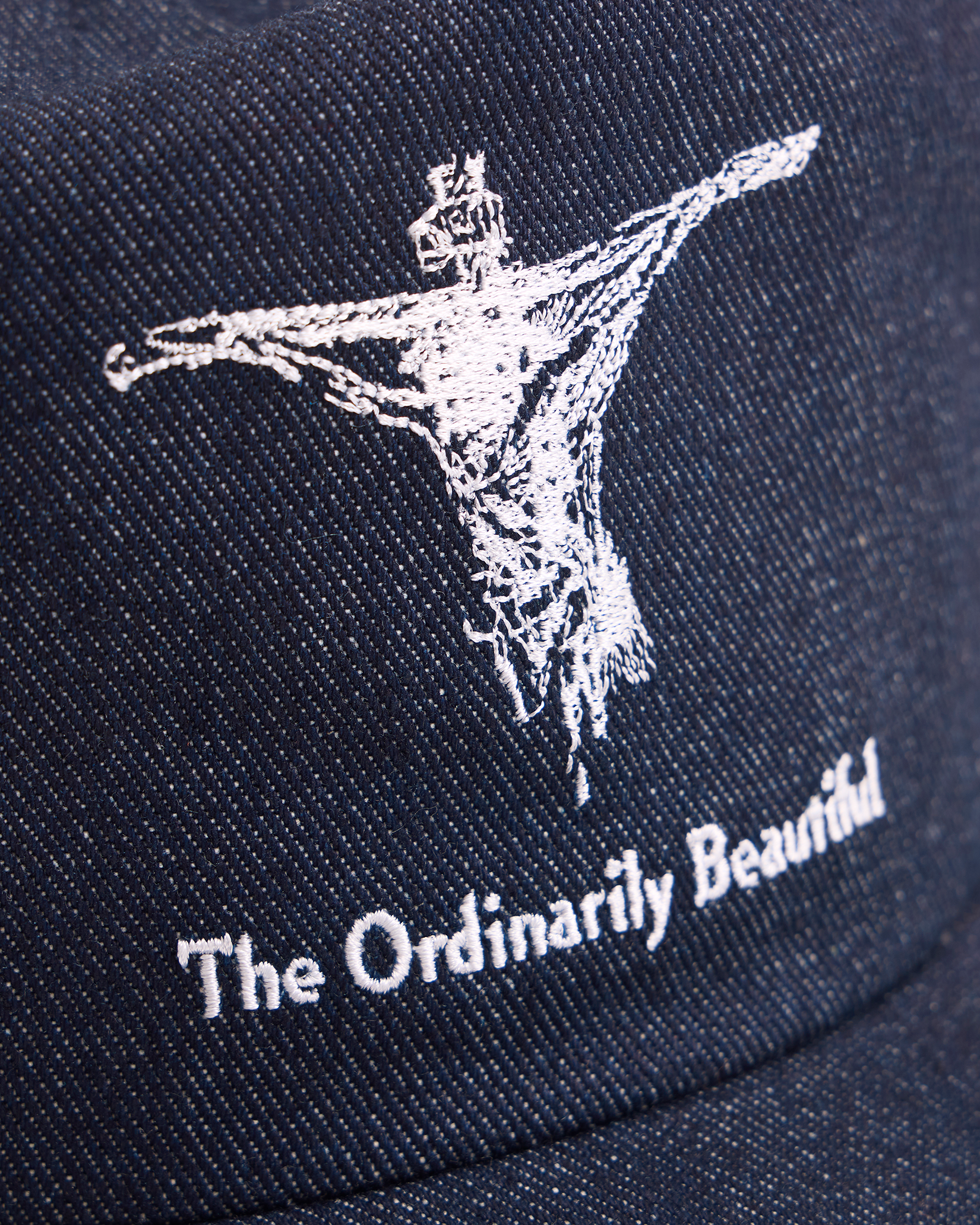 The Raw Denim Crucifix Cap