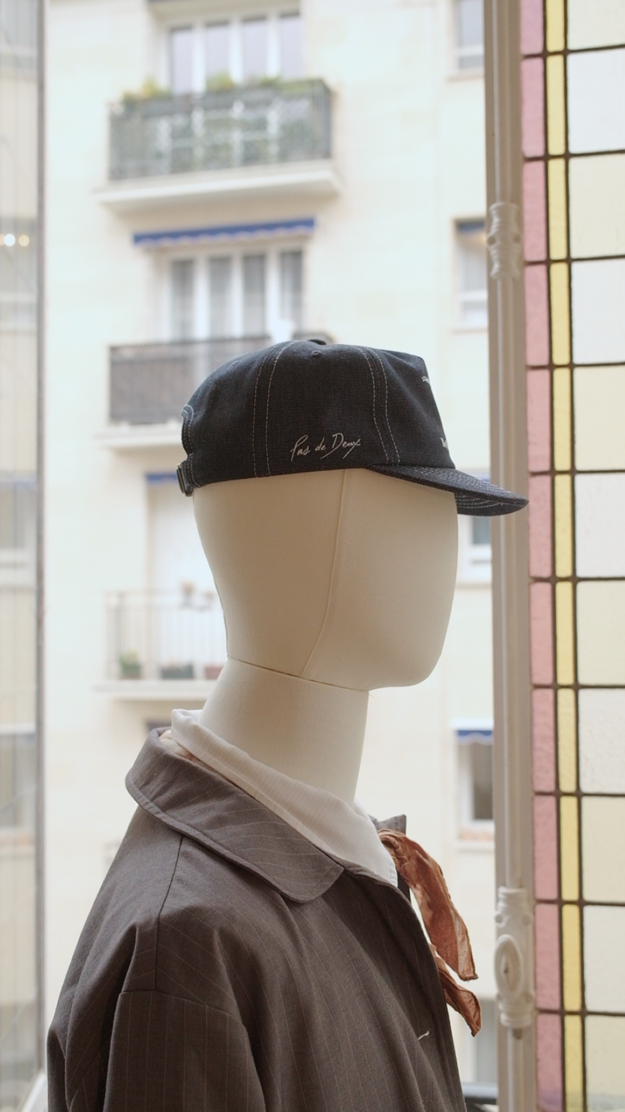 The Raw Denim Crucifix Cap